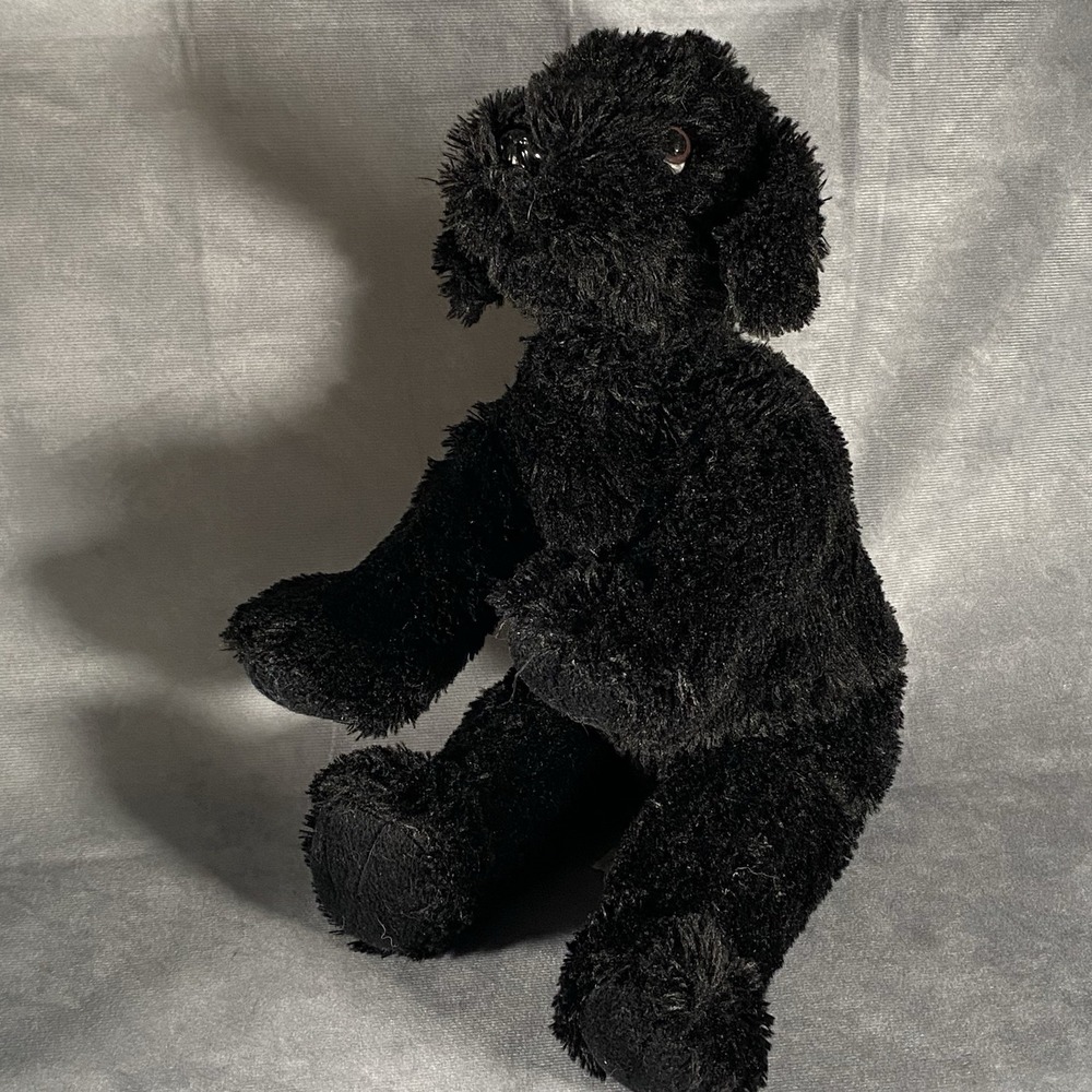 The Bear Factory 16" Black Labrador Puppy Dog 2001 Stuffed Animal Plush